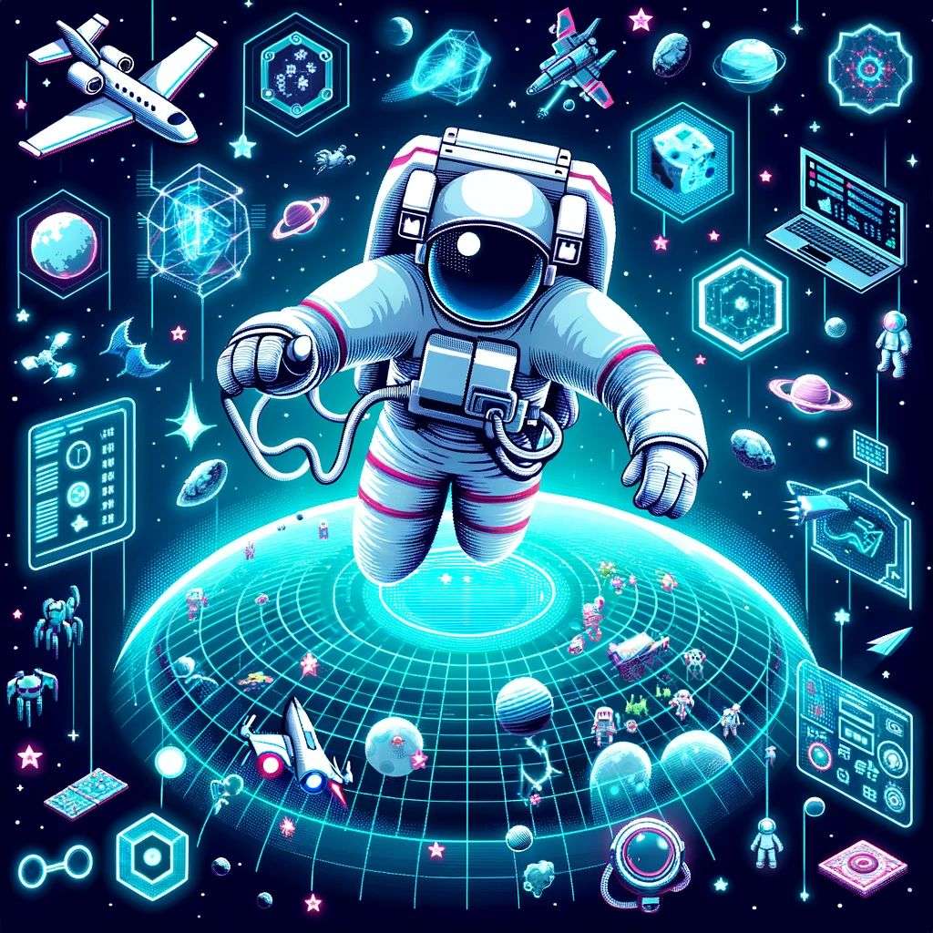 an astronaut, game design